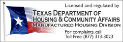Licensed and regulated by the Texas Department of Housing and Community Affairs.